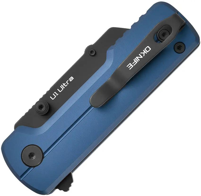 Oknife Otacle U1 Ultra Button Lock Na U1 ULTRA NAVY BLUE by Oknife