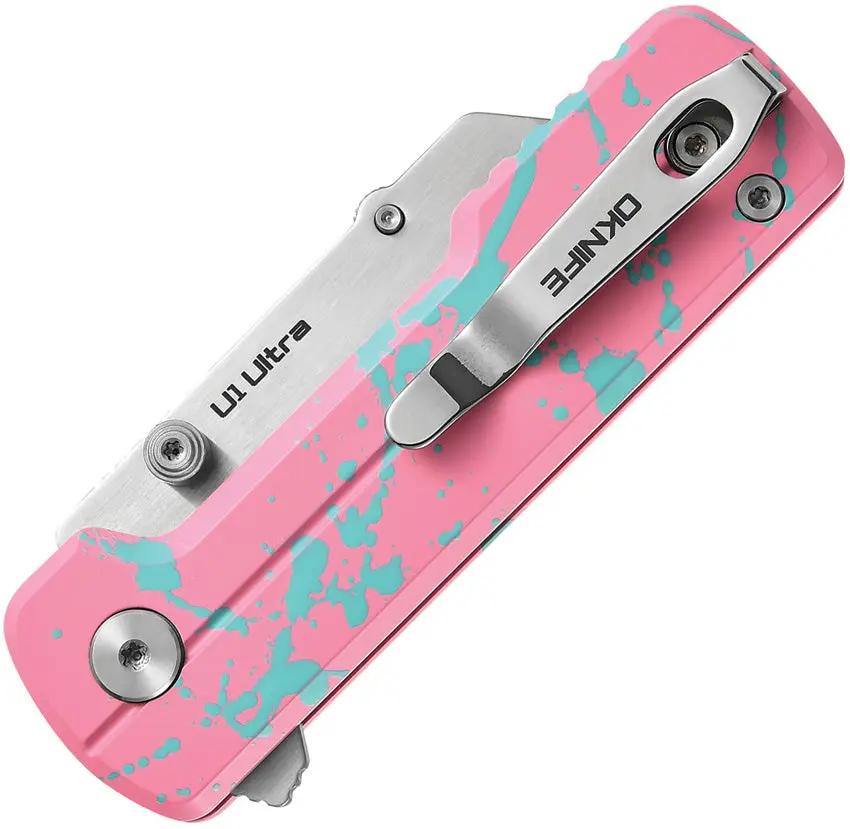 Oknife Otacle U1 Ultra Button Lock Pk U1 ULTRA ZOMBIE PINK by Oknife