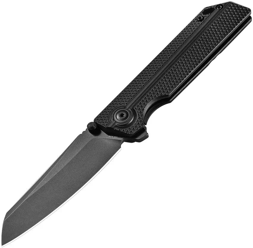 Oknife XEN-OAL Framelock Matte Black Knife - S45VN Blade DLC Coated Ken Onion Design Lightweight Aluminum Handle by Oknife