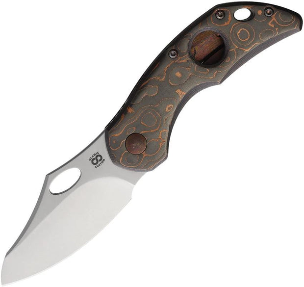 Olamic Cutlery Busker Framelock Camo Copper BCFSE356 by Olamic Cutlery