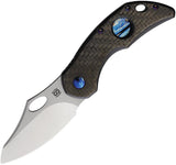 Olamic Cutlery Busker Framelock Twill CF BCFSE692 by Olamic Cutlery