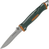 Outdoor Life Lockback Folding Knife - 7Cr17MoV Stainless Blade, Orange Nylon Handle, Clip and Sheath by Outdoor Life