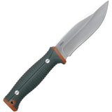 Outdoor Life Fixed Blade Knife OL-FIX001OGN - Durable 9.75in Overall Length With Satin 7Cr17MoV Blade And Full Tang by Outdoor Life