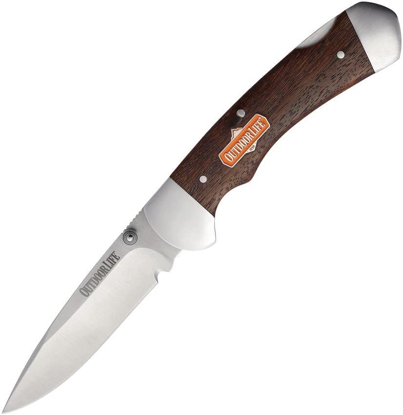 Outdoor Life Wood Lockback LM018 by Outdoor Life