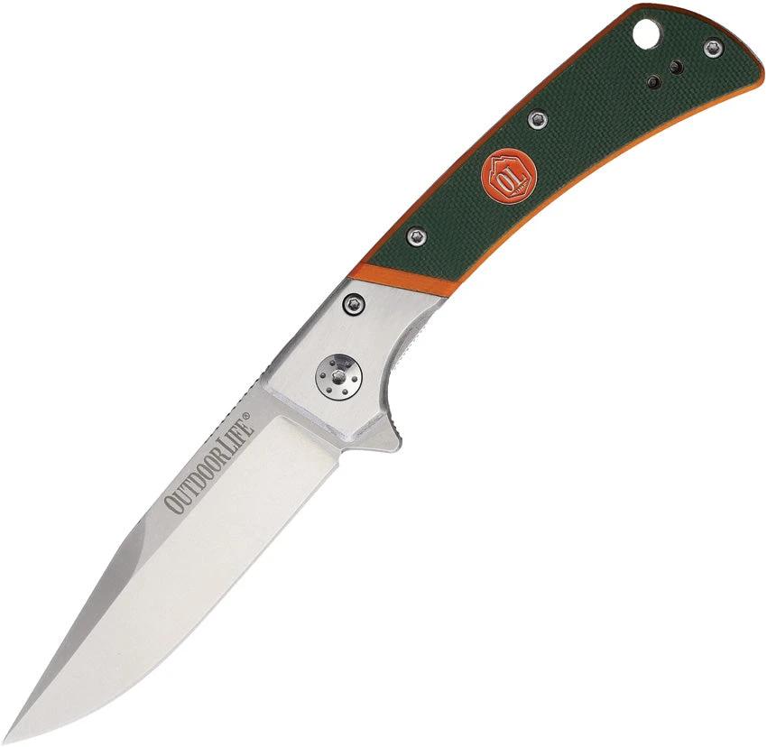 Outdoor Life NOBO EDC Linerlock Green LM042 by Outdoor Life