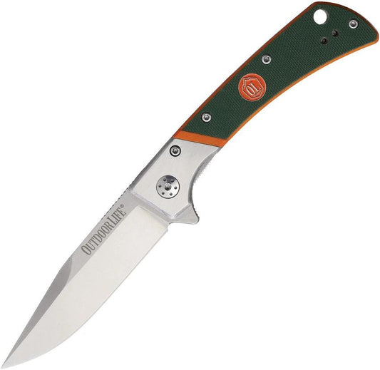 Outdoor Life NOBO EDC Linerlock Green LM042 by Outdoor Life