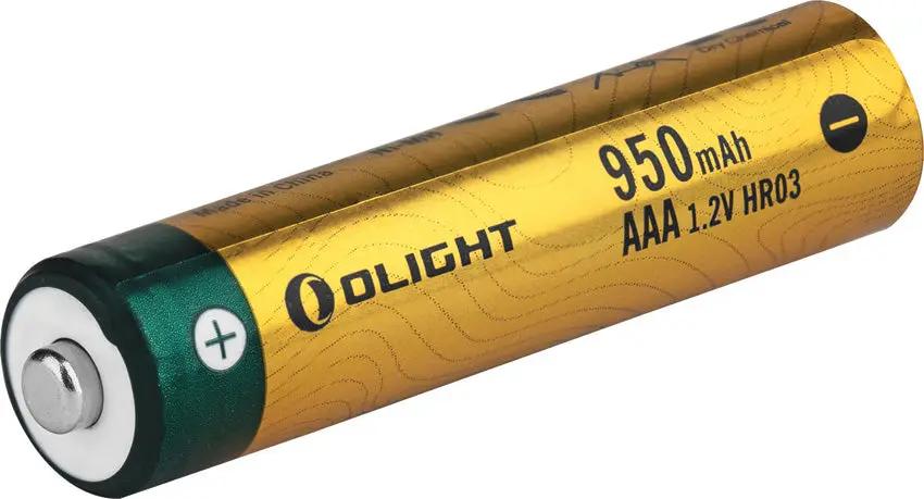 Olight AAA NiMH Rechargeable Batteries 8 Pack - High Capacity 2100mAh For High Drain Devices by Olight