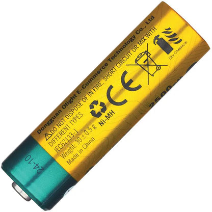 Olight High Capacity AA NiMH Rechargeable Batteries 8 Pack 2100mAh for Flashlights - Long Lasting Power by Olight