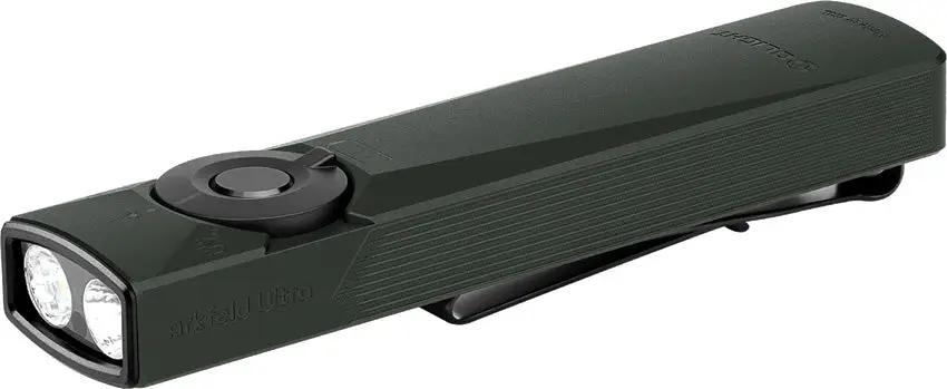 Olight Arkfeld Ultra Pro Flashlight - Built-In Green Laser and UV Light for Precise Aiming and EDC Versatility by Olight