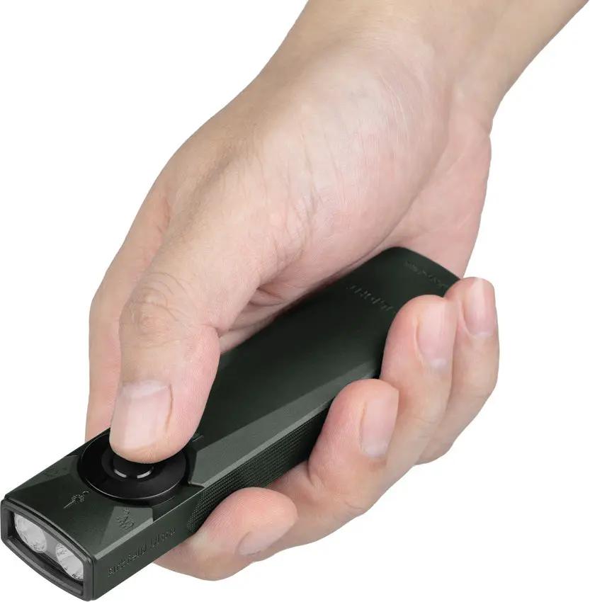 Olight Arkfeld Ultra Pro Flashlight - Built-In Green Laser and UV Light for Precise Aiming and EDC Versatility by Olight