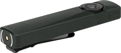 Olight Arkfeld Ultra Rechargeable EDC Tactical Flashlight - 1400 Lumen Beam With Green Laser And UV Verification by Olight
