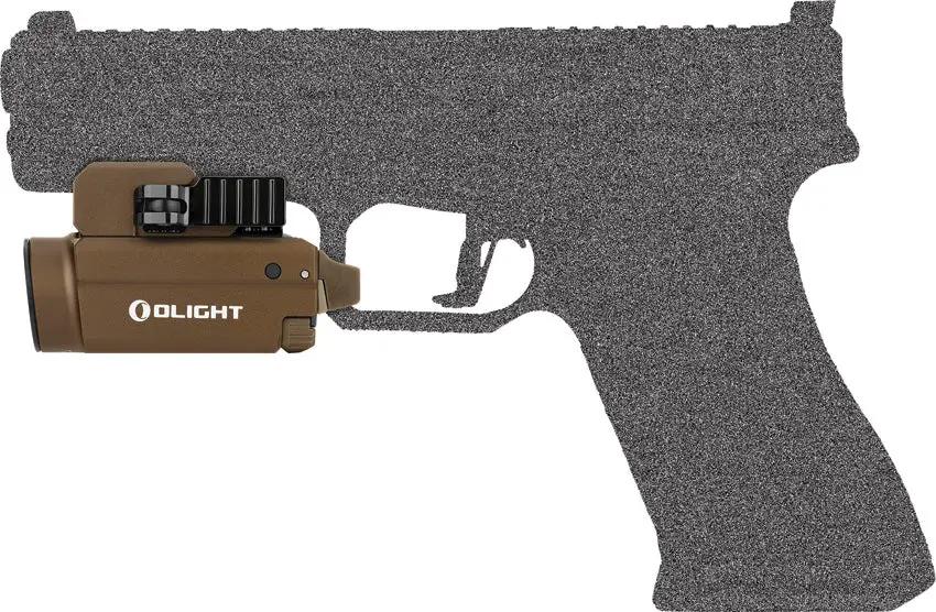 Olight Baldr S Tactical Light With Green Laser - 800 Lumen Rechargeable Weapon Mountable For EDC And LE by Olight