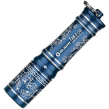 Olight I3E Flashlight Blue Porcelain Keychain EDC - 90 Lumens Aluminum Pocket Light by Olight