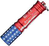 Olight I3E Stars And Stripes Keychain Flashlight - 90 Lumen EDC Light With Water Resistance by Olight
