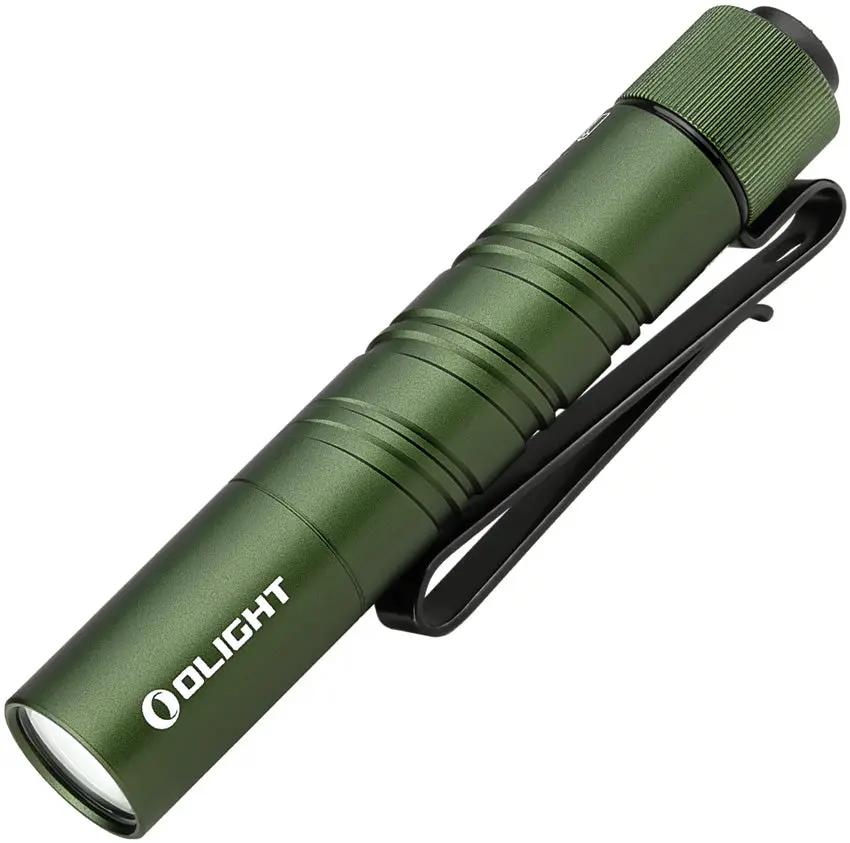 Olight I3T 2 EOS Flashlight OD Green - Water Resistant Durable Aluminum Pocket Light With AAA Battery Included by Olight