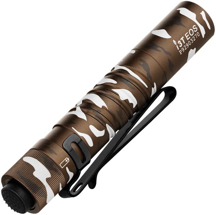 Olight i3T 2 EOS Flashlight Shadow Dune Ultra Compact EDC Light Aluminum Body 180 Lumen High 5 Lumen Low by Olight