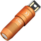 Olight iMini 2 Magnetic Light Rechargeable Compact Orange Aluminum LED for DIYers Outdoor Enthusiasts by Olight