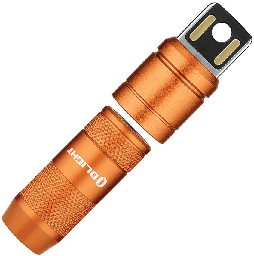Olight iMini 2 Magnetic Light Rechargeable Compact Orange Aluminum LED for DIYers Outdoor Enthusiasts by Olight