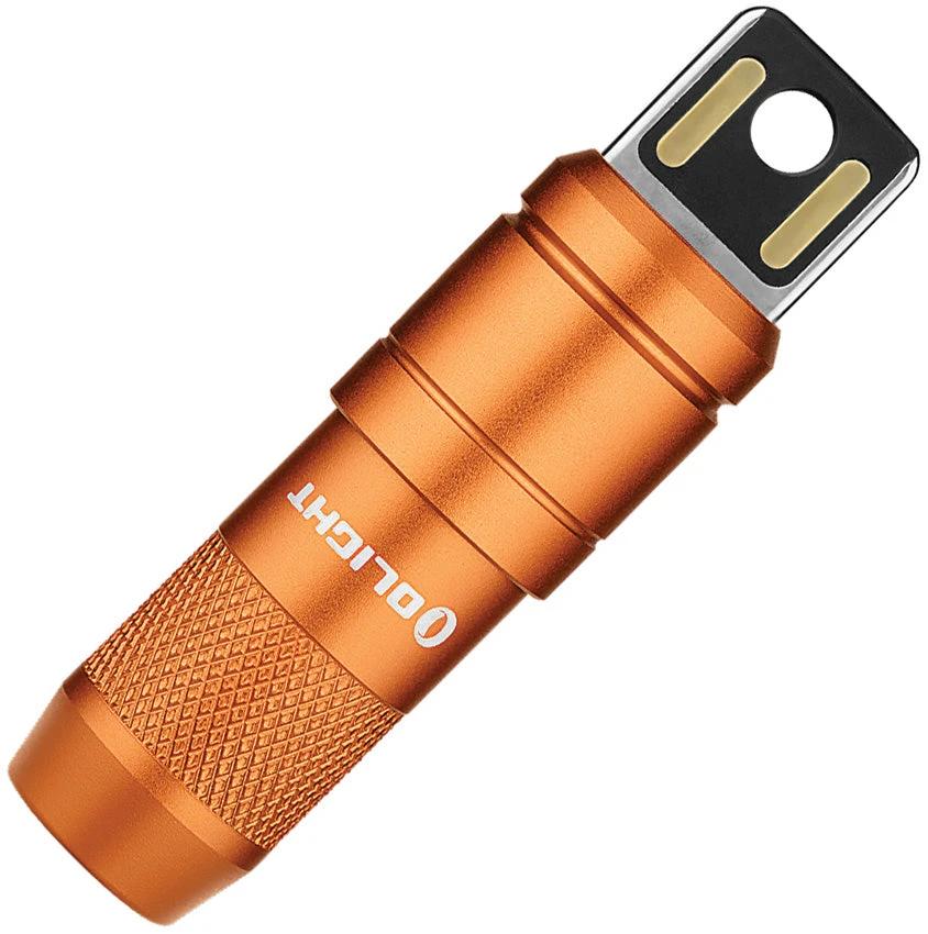 Olight iMini 2 Magnetic Light Rechargeable Compact Orange Aluminum LED for DIYers Outdoor Enthusiasts by Olight
