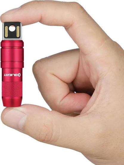 Olight iMini 2 Magnetic Light Red Rechargeable EDC Flashlight - Compact Hands Free Illumination With 50 Lumen Output by Olight