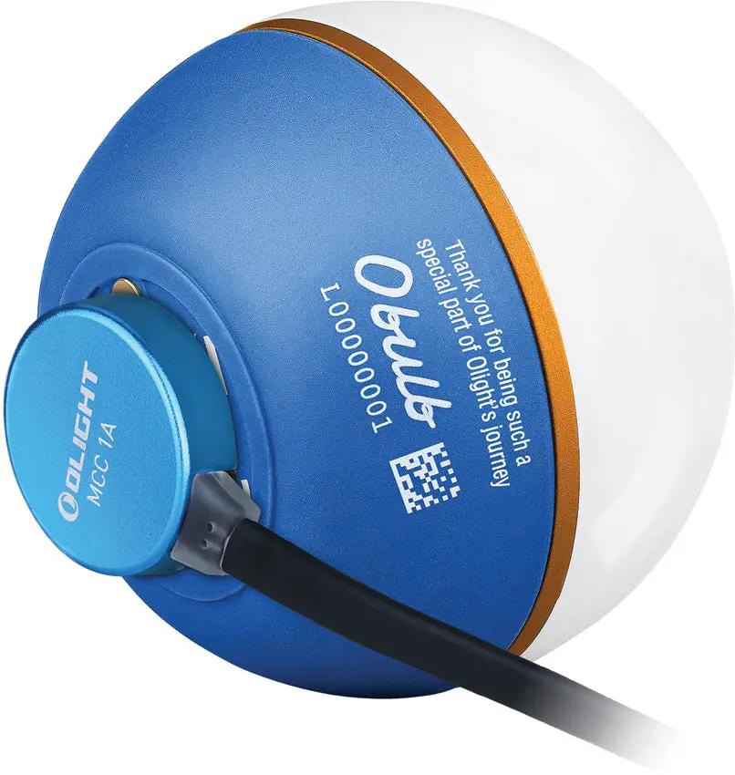 Olight Obulb Wireless Ball Light - Waterproof Floating LED Lantern With Magnetic Base For Outdoor Enthusiasts by Olight