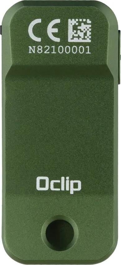Olight Oclip Clip Light OD Green - Rechargeable EDC Flashlight With 70m Beam And Water Resistant by Olight