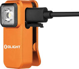 Olight Oclip Clip Light Orange - Rechargeable EDC LED With 70m Beam And Side Switch by Olight