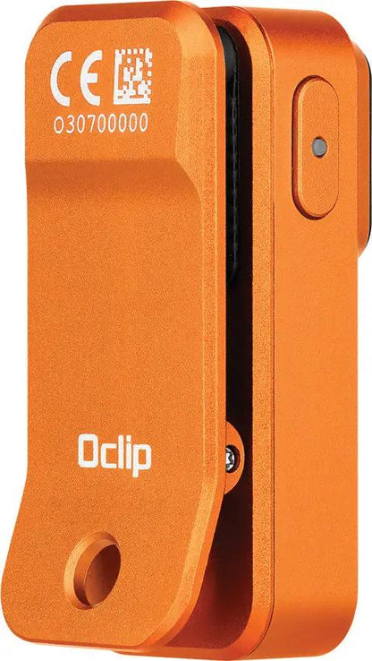 Olight Oclip Clip Light Orange - Rechargeable EDC LED With 70m Beam And Side Switch by Olight