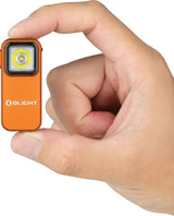 Olight Oclip Clip Light Orange - Rechargeable EDC LED With 70m Beam And Side Switch by Olight