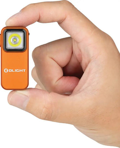 Olight Oclip Clip Light Orange - Rechargeable EDC LED With 70m Beam And Side Switch by Olight