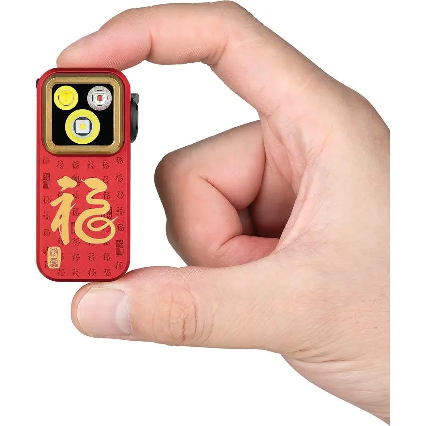 Olight Oclip Pro Clip Light USB-C Rechargeable - White And Red LEDs With SOS 120m Beam For EDC Enthusiasts by Olight