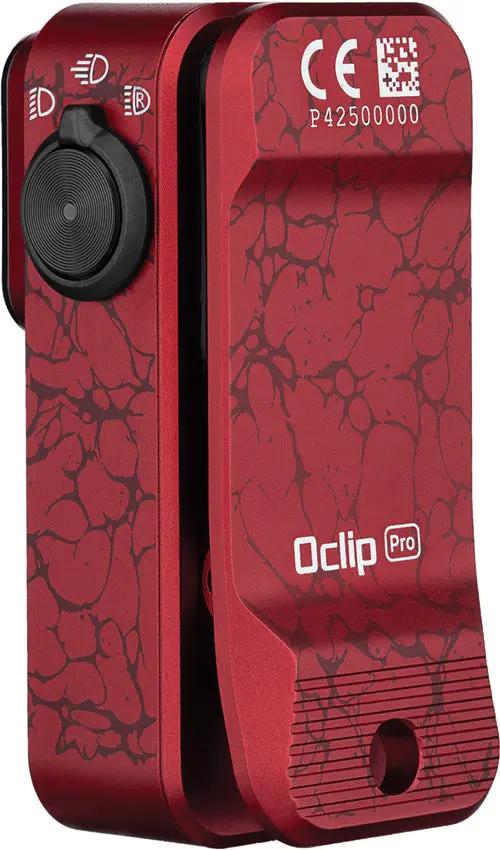 Olight Oclip Pro - Rechargeable Clip Light Dual LED USB C Power For EDC And Outdoor Use Molten Lava Aluminum Finish by Olight