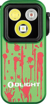 Olight Oclip Pro Clip Light Zombie Edition - Dual White and Red LEDs USB-C Rechargeable EDC Beam by Olight