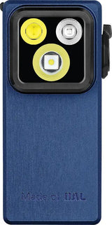 Olight Oclip Ultra Navy Blue Rechargeable EDC Clip Light - Dual Beam With SOS Strobe For Outdoor Enthusiasts by Olight