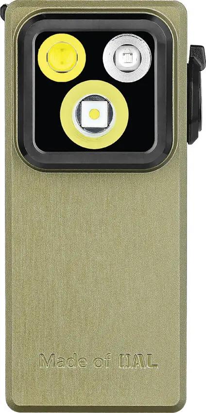 Olight Oclip Ultra Olive Green - USB C Rechargeable EDC Light Waterproof High Beam Floodlight Spotlight by Olight