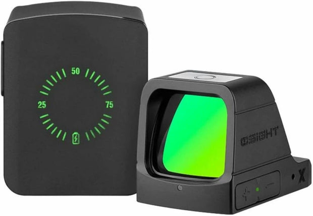 Olight Osight X GN Gun Sight Green 3 MOA Dot 32 MOA Circle, Rechargeable, Water Resistant, Motion Sensor Tactical by Olight