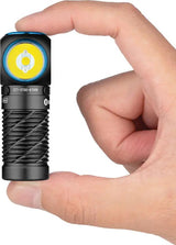 Olight Perun 3 Mini Headlamp - Rechargeable Dual LED With Turbo High Moon Red For Outdoor Adventurers by Olight