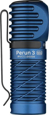 Olight Perun 3 Mini Premium Kit Blue - Rechargeable Tactical Flashlight With Dual Red And White LEDs by Olight