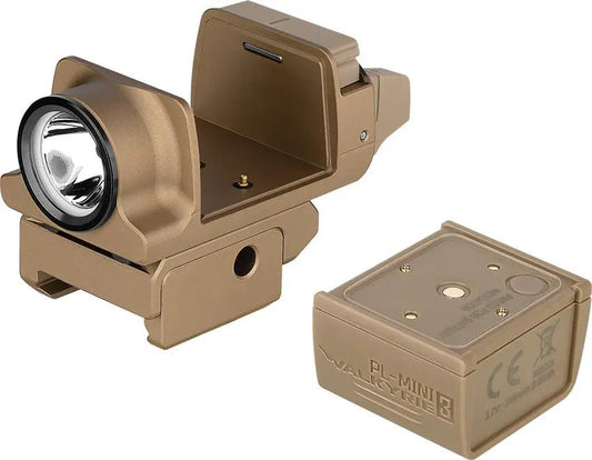Olight PL Mini 3 Tactical Light - Rechargeable Weapon Mounted Flashlight With Ambidextrous Switches 100m Beam Picatinny by Olight