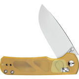 Olight Rubato 4 Rail Lock Knife EDC Ready With Yellow PEI Handle And 3In CPM S35VN Blade by Olight