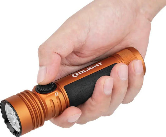 Olight Seeker 4 Pro - Rechargeable LED Flashlight With Turbo Bright For Outdoor Enthusiasts And Professionals by Olight