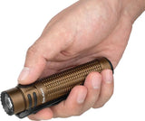 Olight Warrior Mini 3 Desert Tan Tactical Flashlight - Compact Rechargeable 240m Beam For Outdoors by Olight