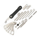 OMEGAKEY On-The-Road Multi-Tool Black OMEGAKEY ON THE ROAD BLACK by OMEGAKEY