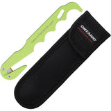 Ontario Economy Strap Cutter 1420 - Durable 6.5 Inch Stainless Blade With Aluminum Build And Belt Sheath For Outdoorsmen by Ontario