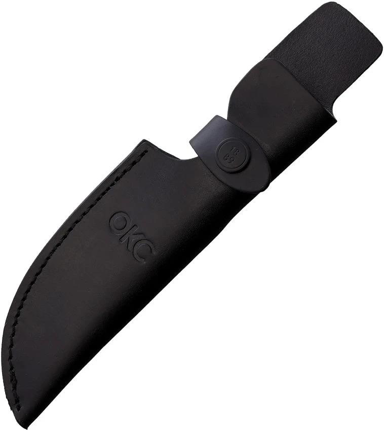 Ontario Drop Point Hunter Belt Sheath Rugged Leather Construction Up To Eight Point Five Inches For Outdoor Hunters by Ontario