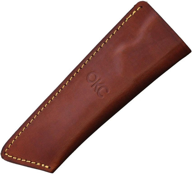Ontario Large Besra Leather Sheath Brown Durable Fits Large Besra Folder For Outdoor Enthusiasts by Ontario