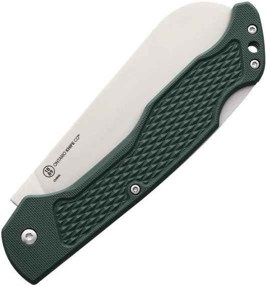 Ontario Camp Plus Bread Lockback 4310TC Knife Serrated 4.25in Satin Blade Rugged Glass Filled Nylon Handle Outdoors by Ontario