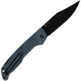 Ontario Camp Plus EDC Lockback Knife 4315GREY - Rugged Everyday Carry Clip Point Blade by Ontario