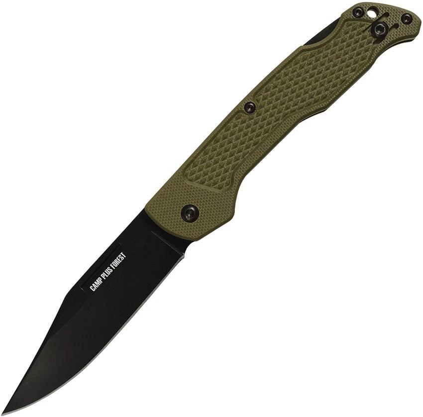Ontario Camp Plus EDC Lockback Grn 4315GRNTC by Ontario