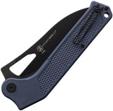 Ontario Camp Plus EDC Linerlock Knife Gray OD With 4.5in Cleaver Blade For Outdoor Enthusiasts by Ontario